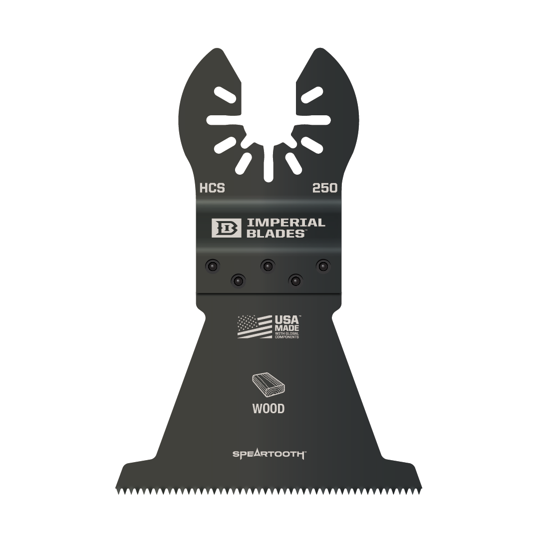 Imperial Spear Tooth Wood Blades IBOA250-3PC