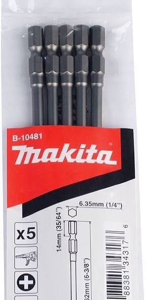 Makita Jib Screw Gun 5PC Bit Set