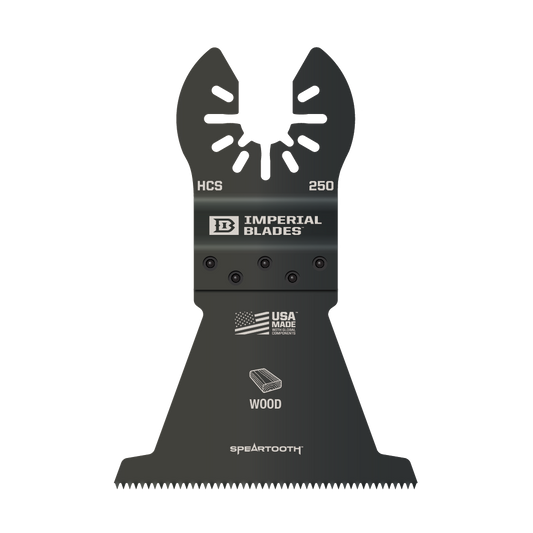 Imperial Spear Tooth Wood Blades IBOA250-3PC