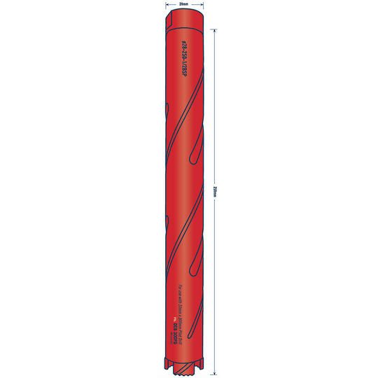 Tusk Diamond Core Dry Bits 250mm