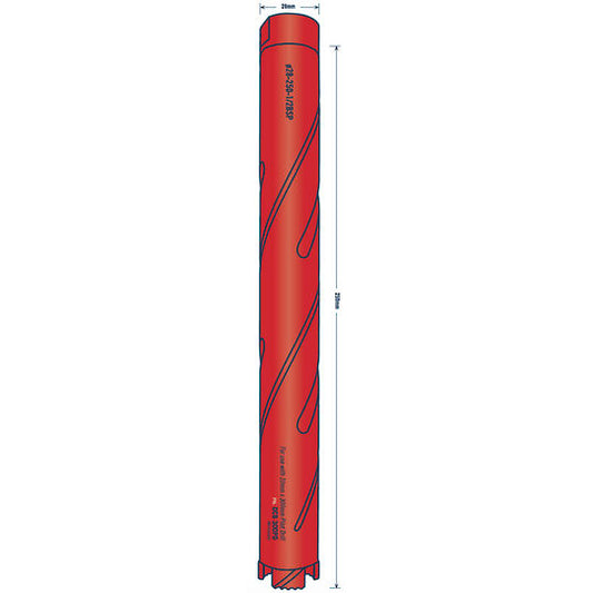 Tusk Diamond Core Dry Bits 250mm