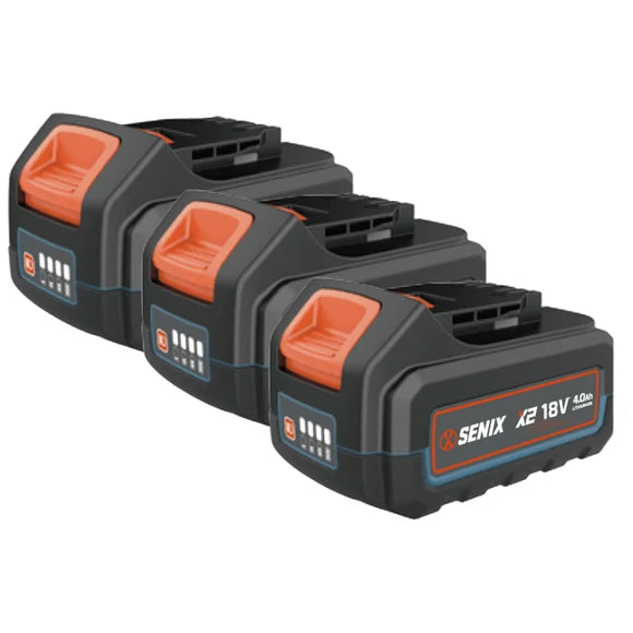 Senix X2 18V 4.0Ah Battery Triple Pack